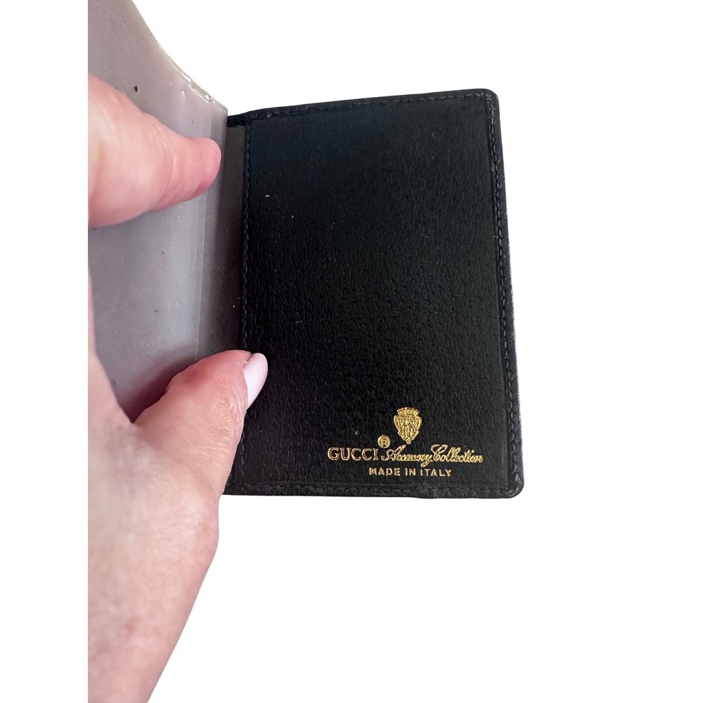 Vintage Gucci Accessory Collection Navy GG Supreme Monogram Card Holder Wallet - Picture 7 of 11